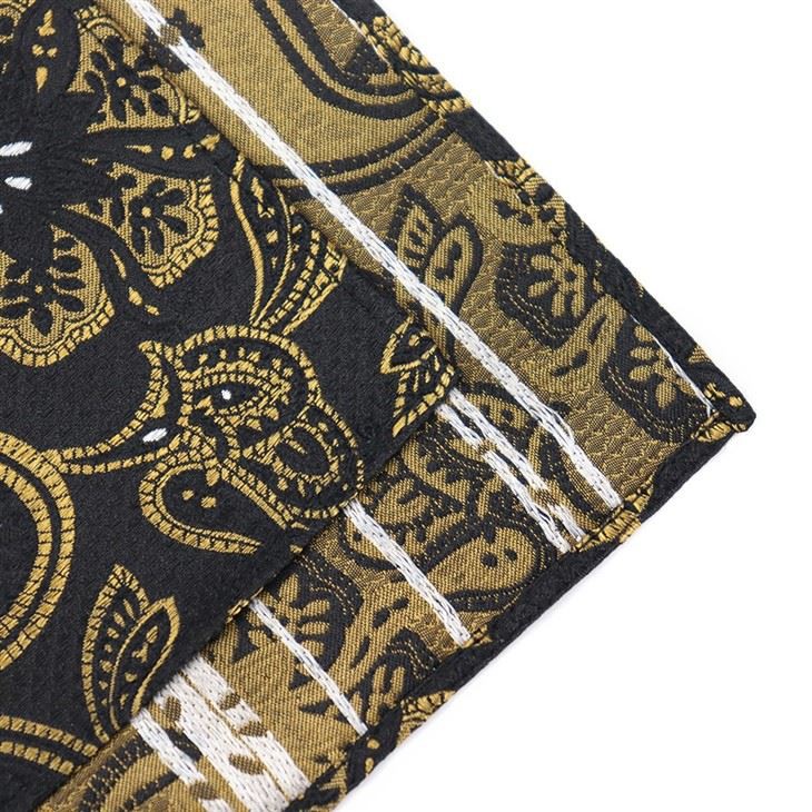 Light Blue Paisley Pocket Square