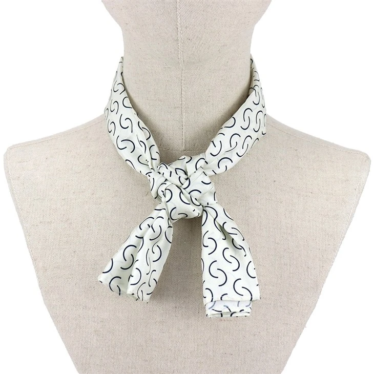 Blue Silk Scarf