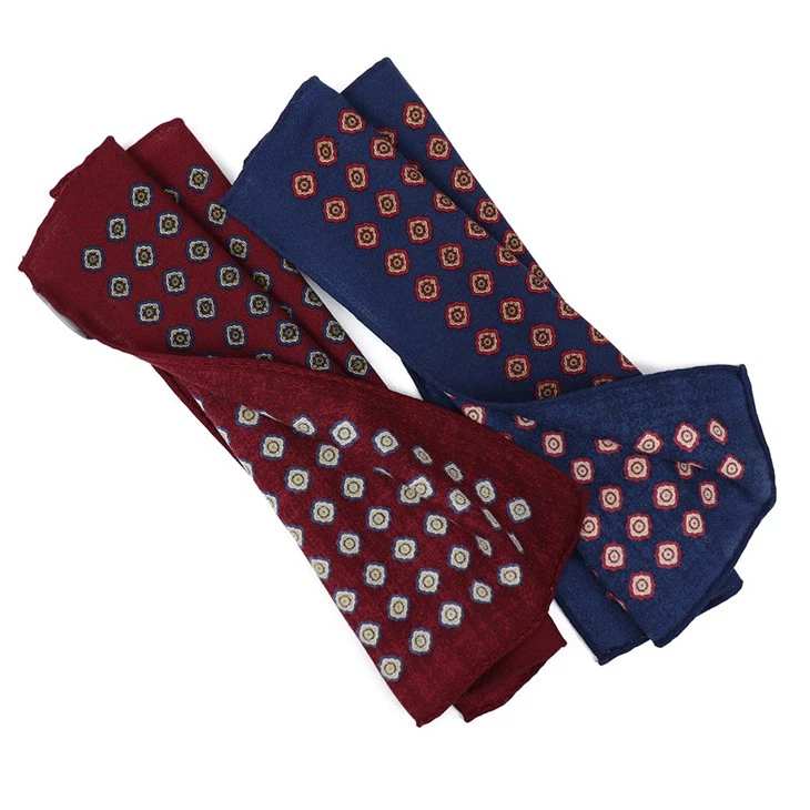 Blue Polka Dot Pocket Square